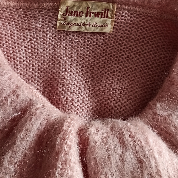 GRANNYCORE, VINTAGE ROSE HAND KNITTED 50S PIN UPS! - Picture 9 of 16